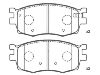 Bremsbelagsatz, Scheibenbremse Brake Pad Set:58101-1GA00