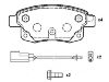 Plaquettes de frein Brake Pad Set:6C11-2M008-AC