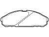 Bremsbelagsatz, Scheibenbremse Brake Pad Set:41060-37J91