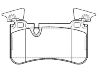 Plaquettes de frein Brake Pad Set:005 420 25 20