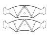 Bremsbelagsatz, Scheibenbremse Brake Pad Set:M4S55-2K021-AA