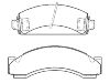 Plaquettes de frein Brake Pad Set:D543-7081