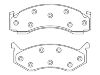 Bremsbelagsatz, Scheibenbremse Brake Pad Set:D53-787