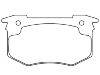 тормозная кладка Brake Pad Set:77 01 201 499