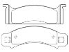 Bremsbelagsatz, Scheibenbremse Brake Pad Set:D12-768