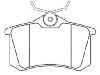 Bremsbelagsatz, Scheibenbremse Brake Pad Set:1E0 698 451 G